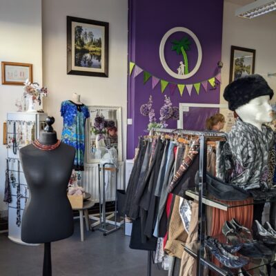 Oasis charity shop interior view